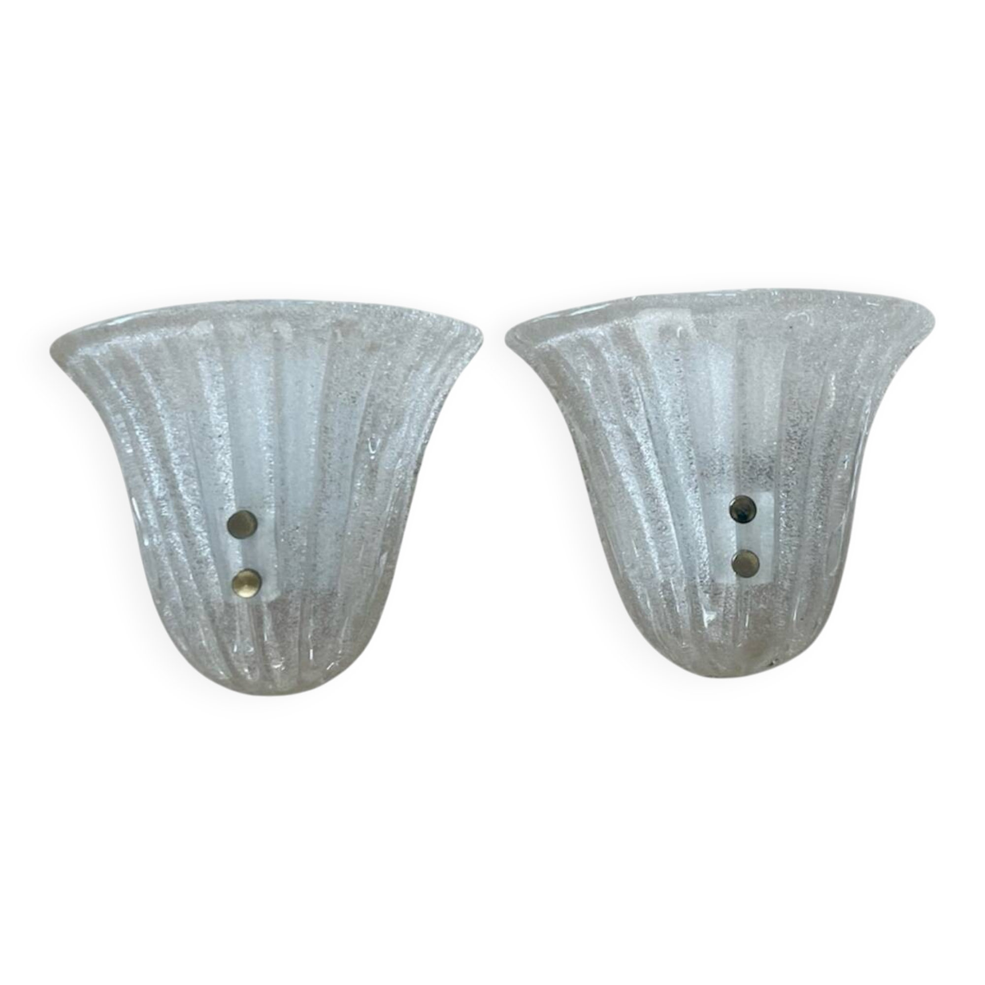 Pair of Murano glass sconces