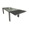 Dining table glass tray