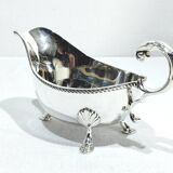 Silver sauceboat, England