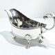Silver sauceboat, England