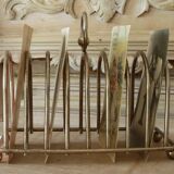 Silver metal toast door 8 compartments