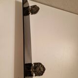 bathroom set round mirror and shelf