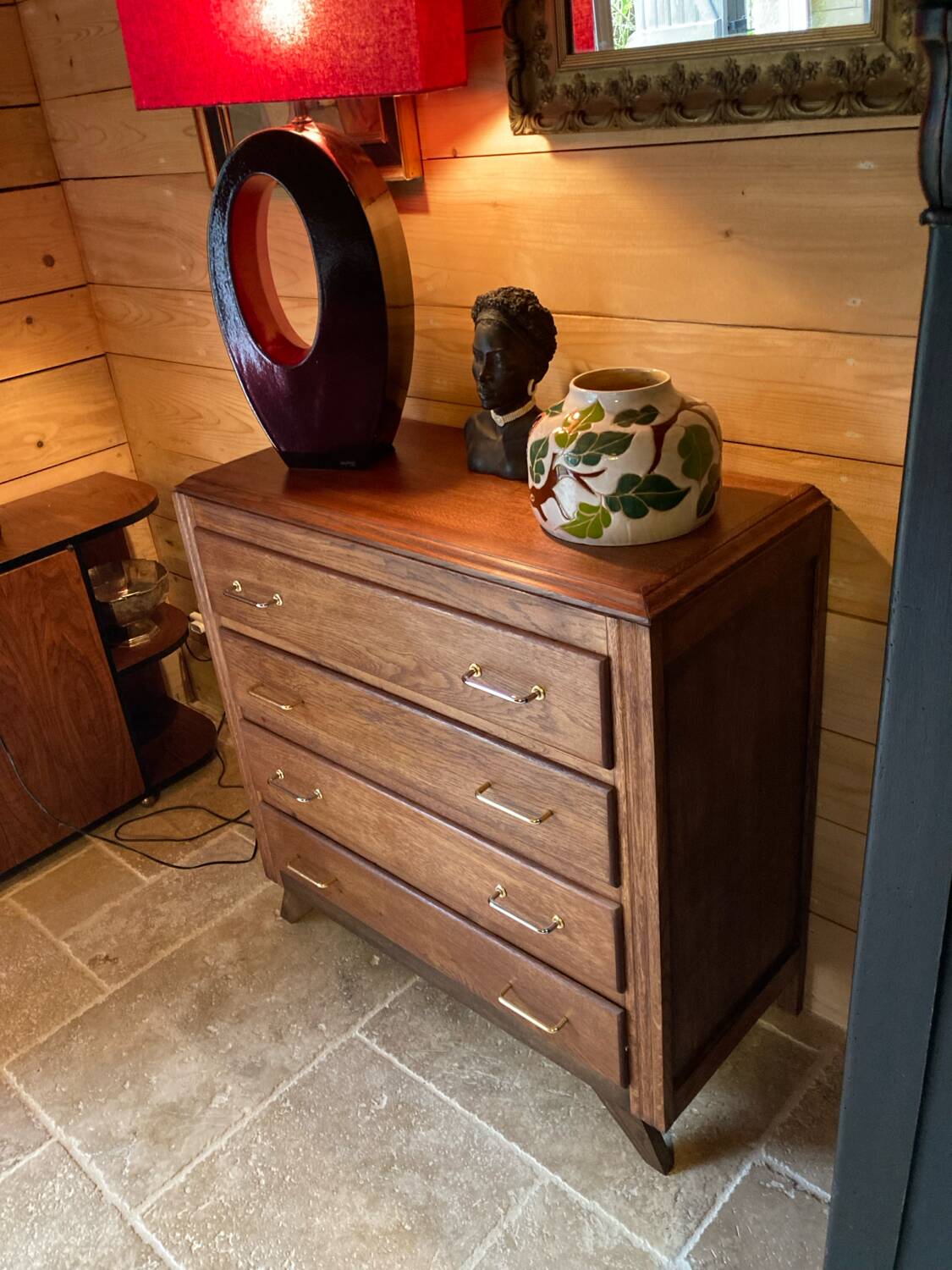 Commode vintage en chêne
