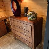 Commode vintage en chêne