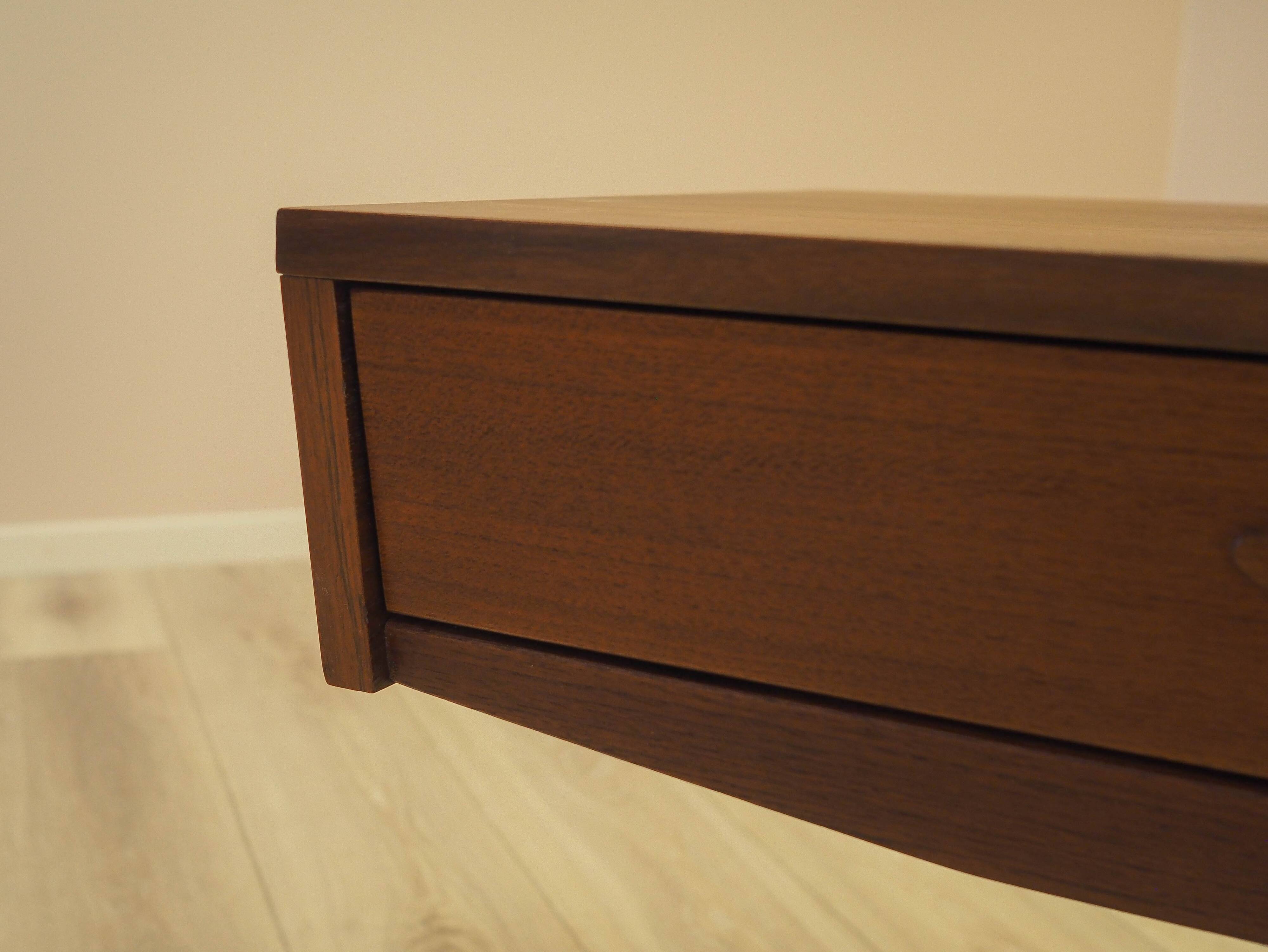 Danish teak sideboard 1970s – three drawers, mid-century modern