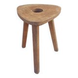 Tabouret tripode, pieds compas