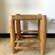 Tabouret bois et corde