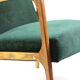 Fauteuil vintage en velours vert, années 1970