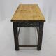 1950s Patinated Pine Tree Wooden Table, Czechoslovakia