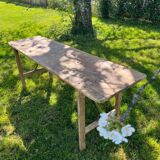 Table ancienne en bois pliante