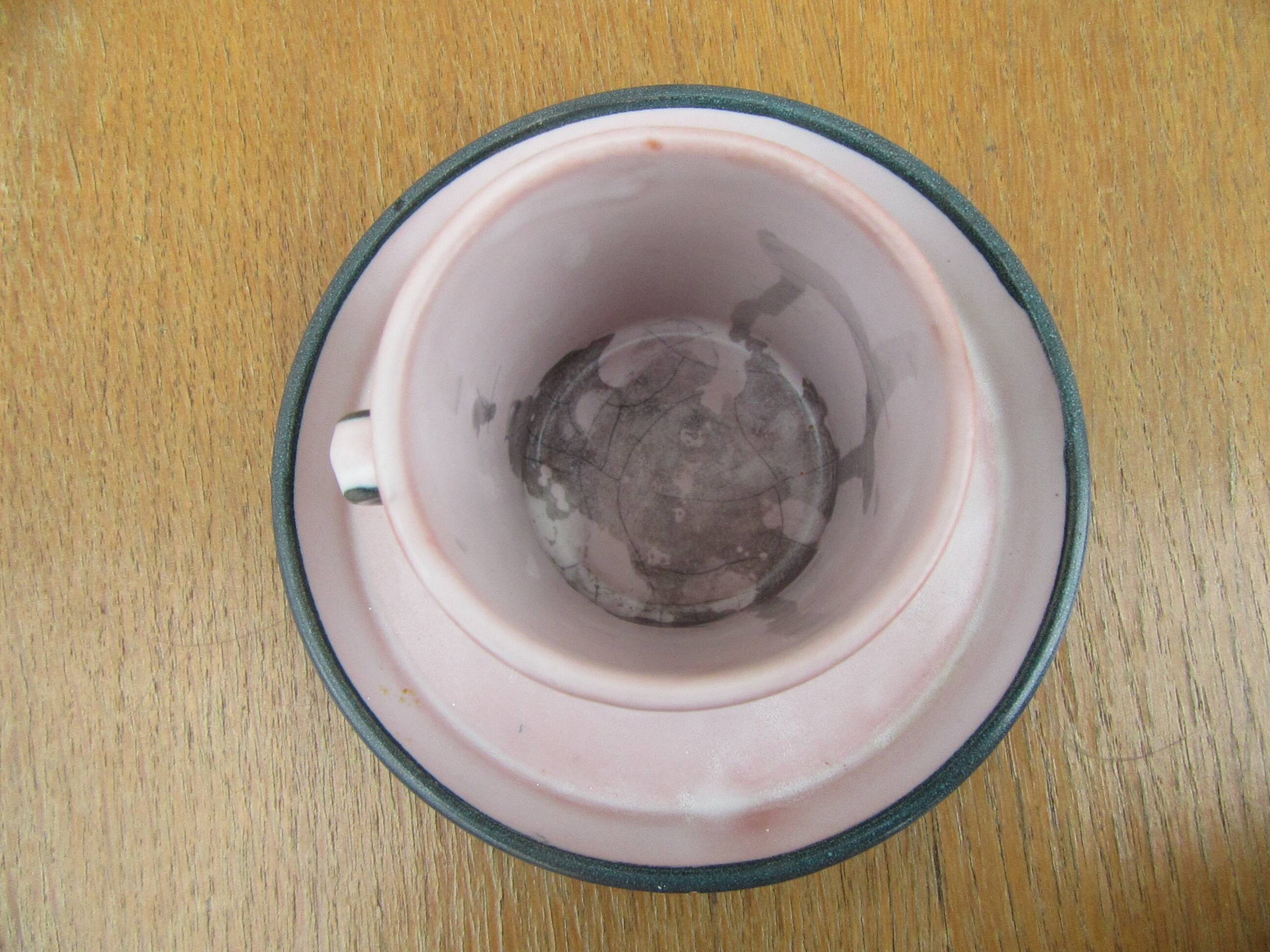 Ceramic set montgolfier yvan roy workshop - egg cup - pot - cup