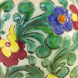 Vase in faience cecart monaco