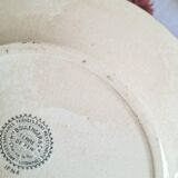 Mismatched antique ironstone earthenware plates