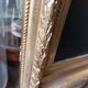 Painting Portrait of an ancient man 19th with gilded wooden frame