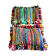Lot de deux housses de coussin multicolore