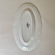 Shaped plates and dishes in Sarreguemines earthenware.