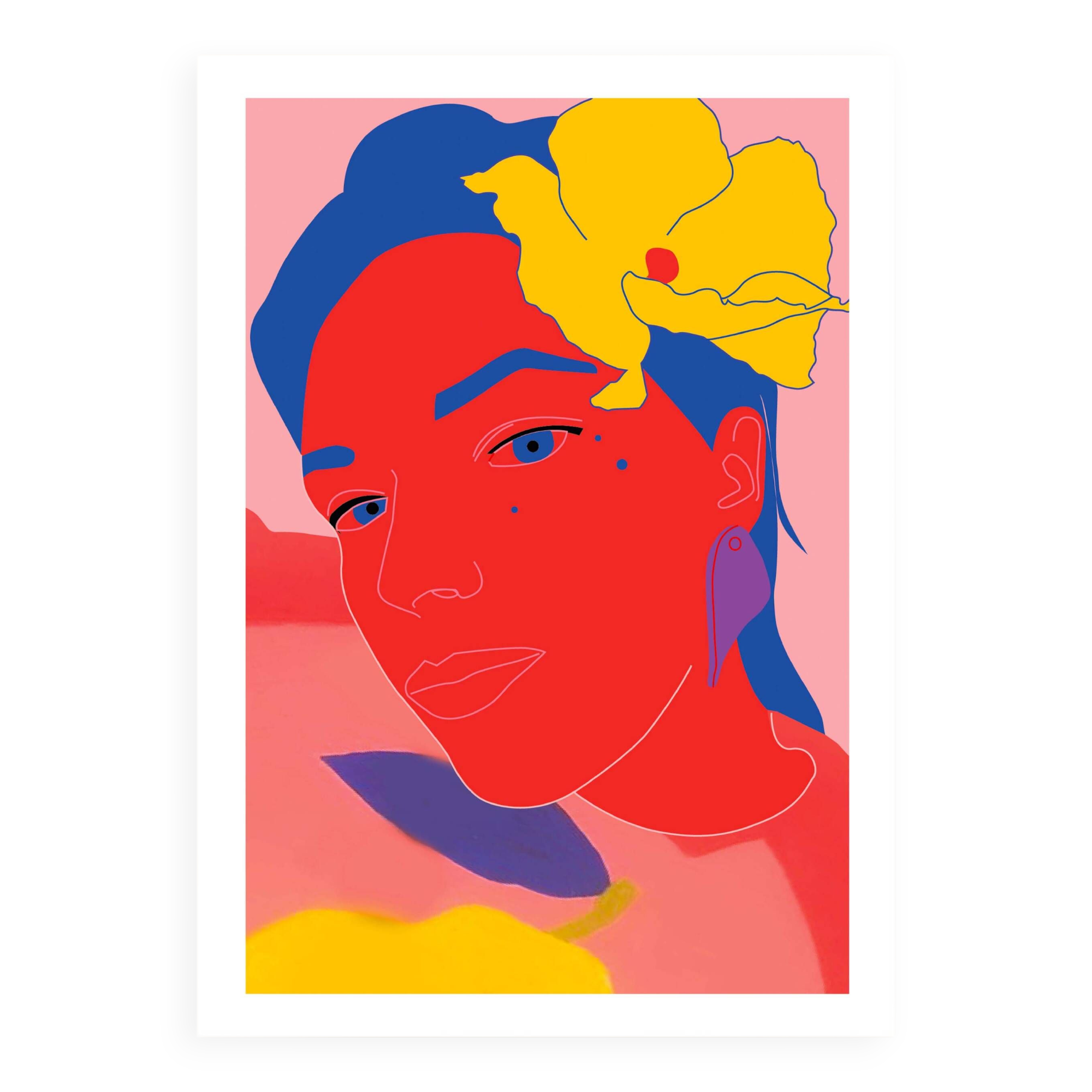 Lemon Girl - Illustration A3