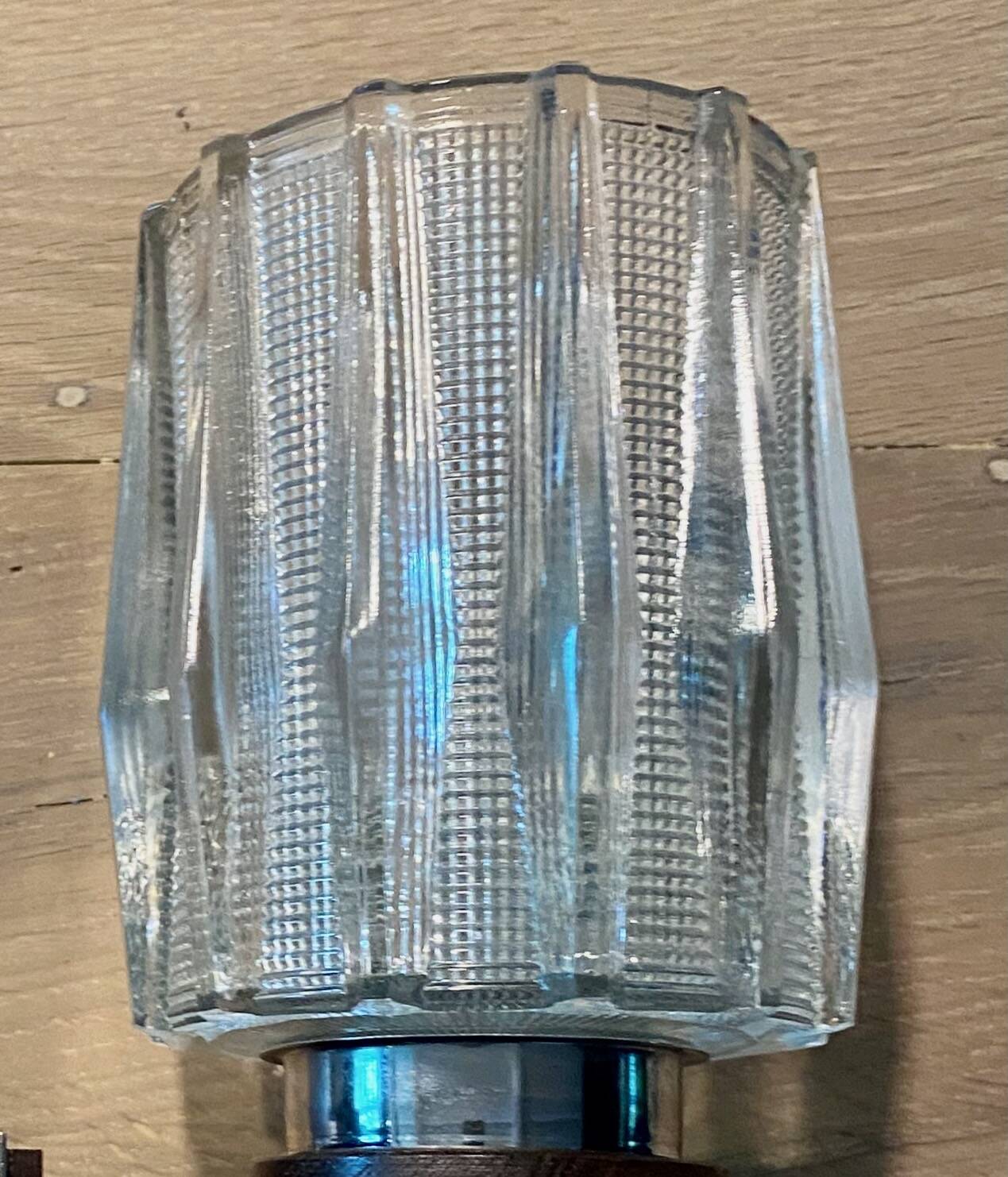 Pair of Mid-century Scandinavian Brutalist wall lights (1960s-70s)