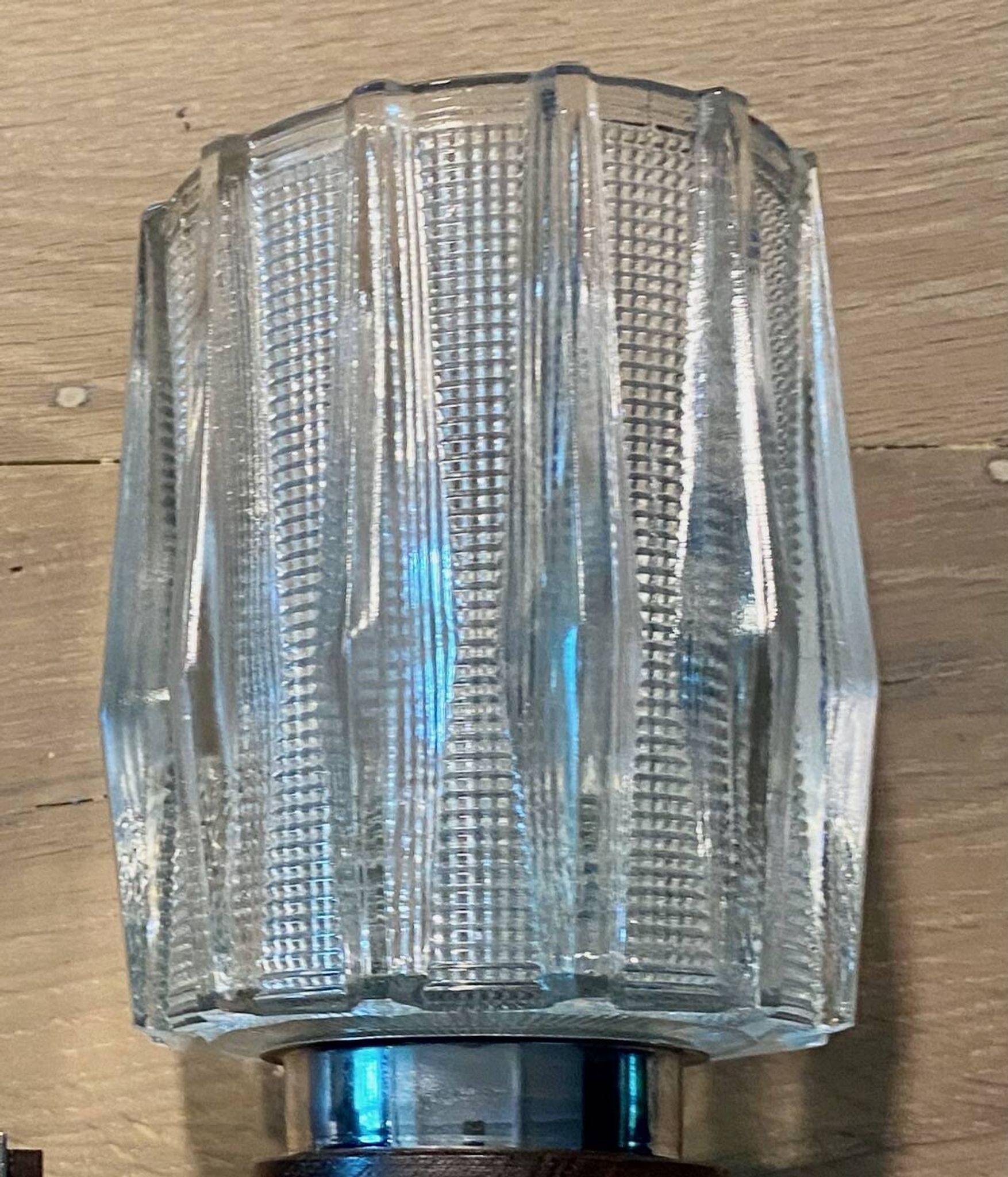 Pair of Mid-century Scandinavian Brutalist wall lights (1960s-70s)