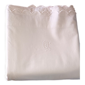 Old monogrammed sheet