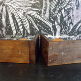 Pair of two-tone art deco bookends