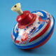 Vintage toy top M.H.