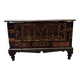 Yemeni chest in studded wood