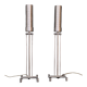 Paire de lampes en aluminium, 1980