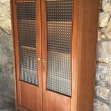 Bookcase or school glass cabinet - vintage 1960