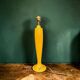 Large vintage ceramic lamp base in yellow – 1960s