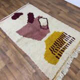 Handwoven wool Berber rug 150/250 cm