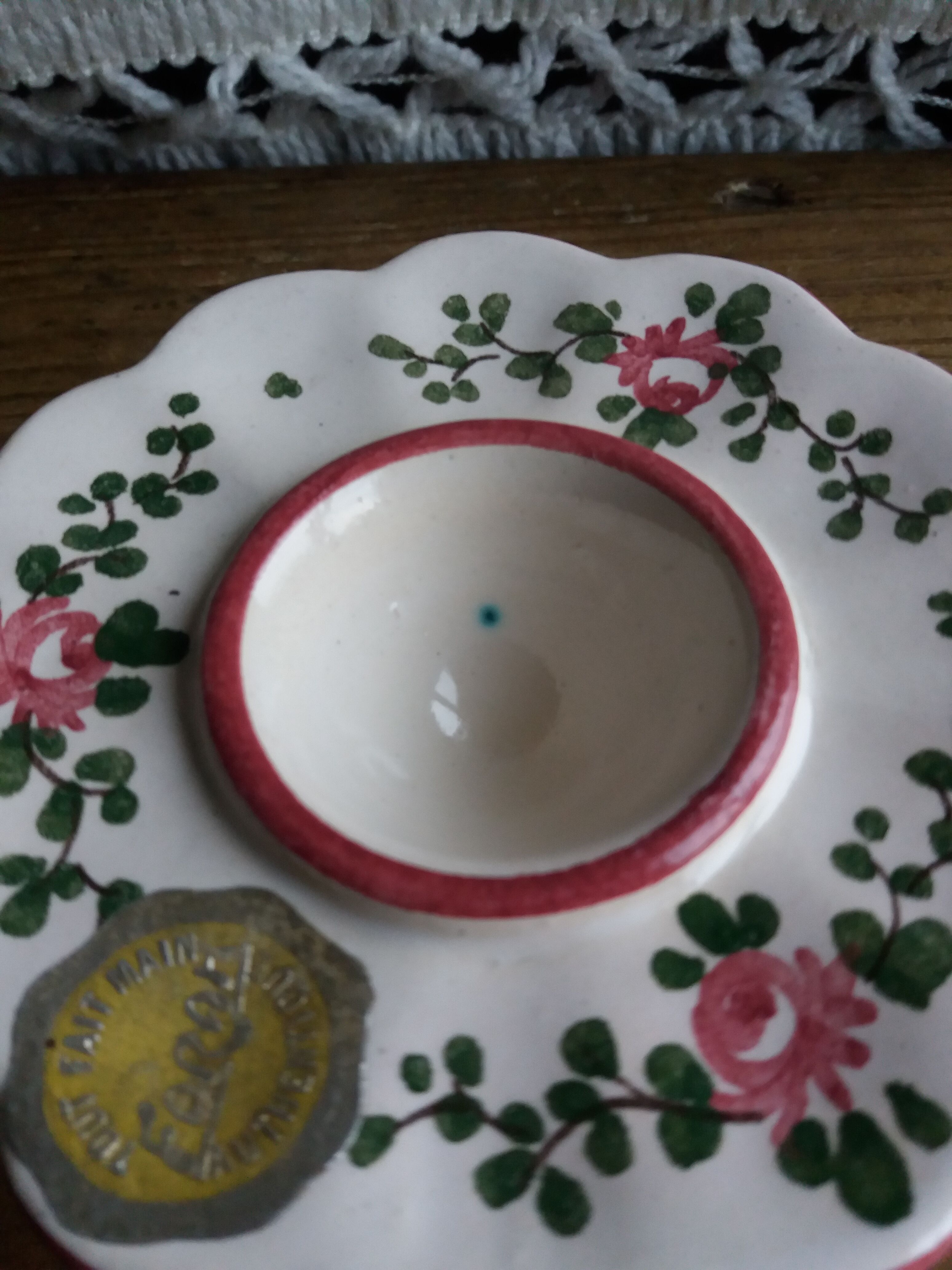 2 cockerels signed Forah René Anchierri