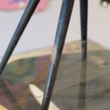 Paire de chaises jaune édition Thonet 1950