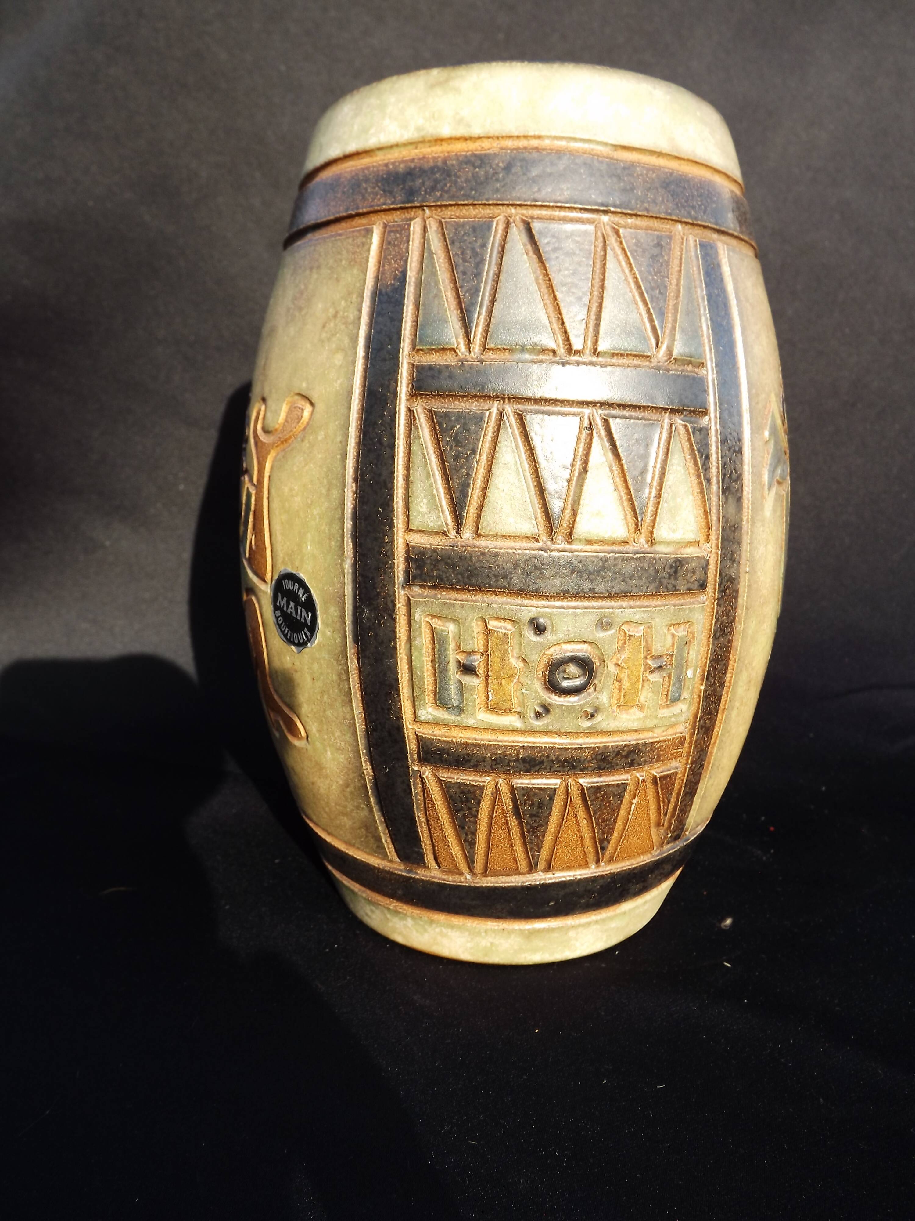 Varnished vase "Dubois"