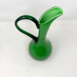 Vase vert gazon en opaline Empoli