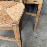 3 straw chairs in perfect condition