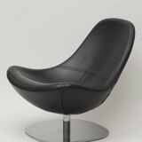 Egg / Tirup leather chair by Carl Öjerstam for Ikea vintage 2007