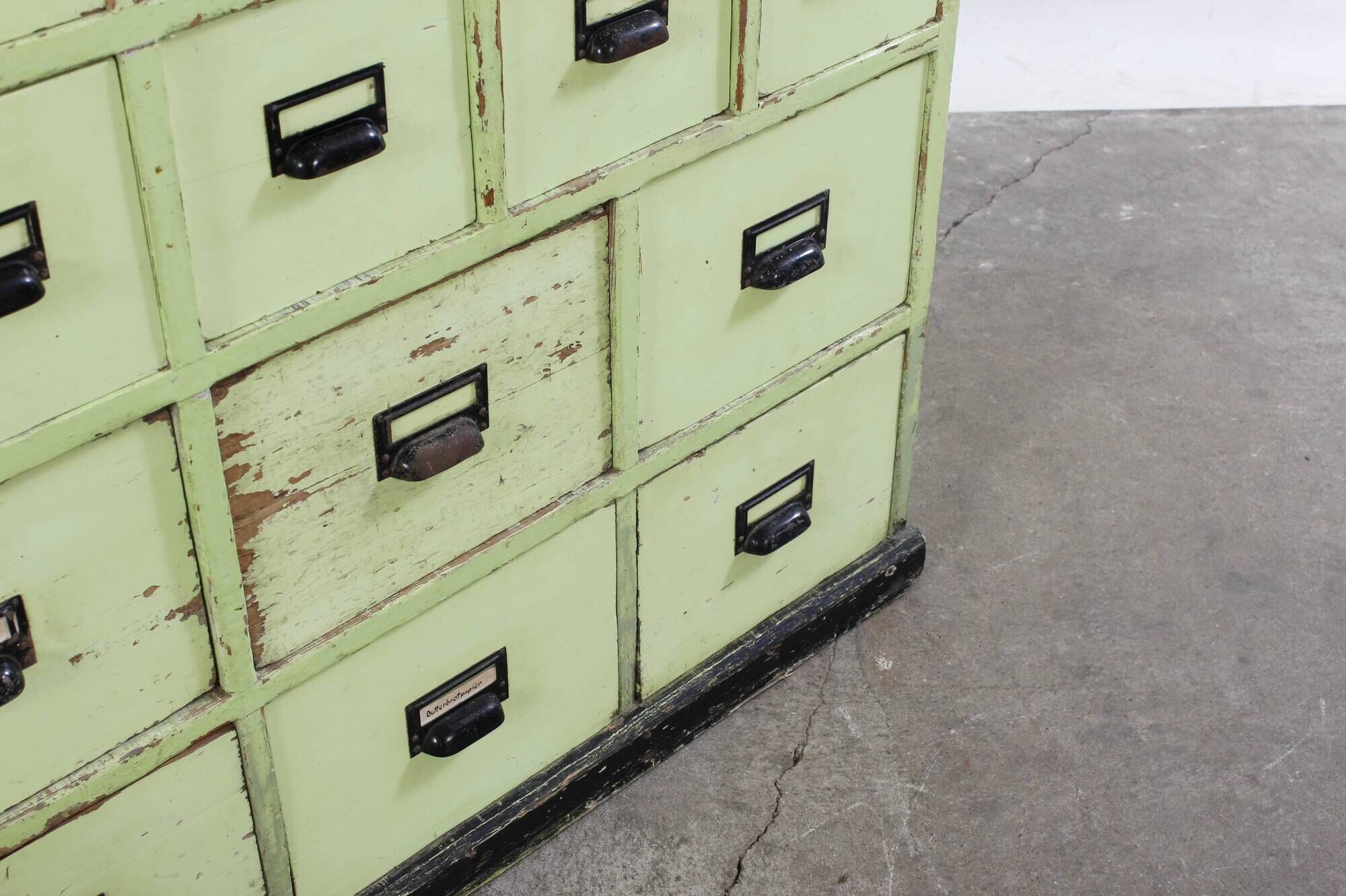 Industrial vintage drawer cabinet apothecary cabinet chest of drawers