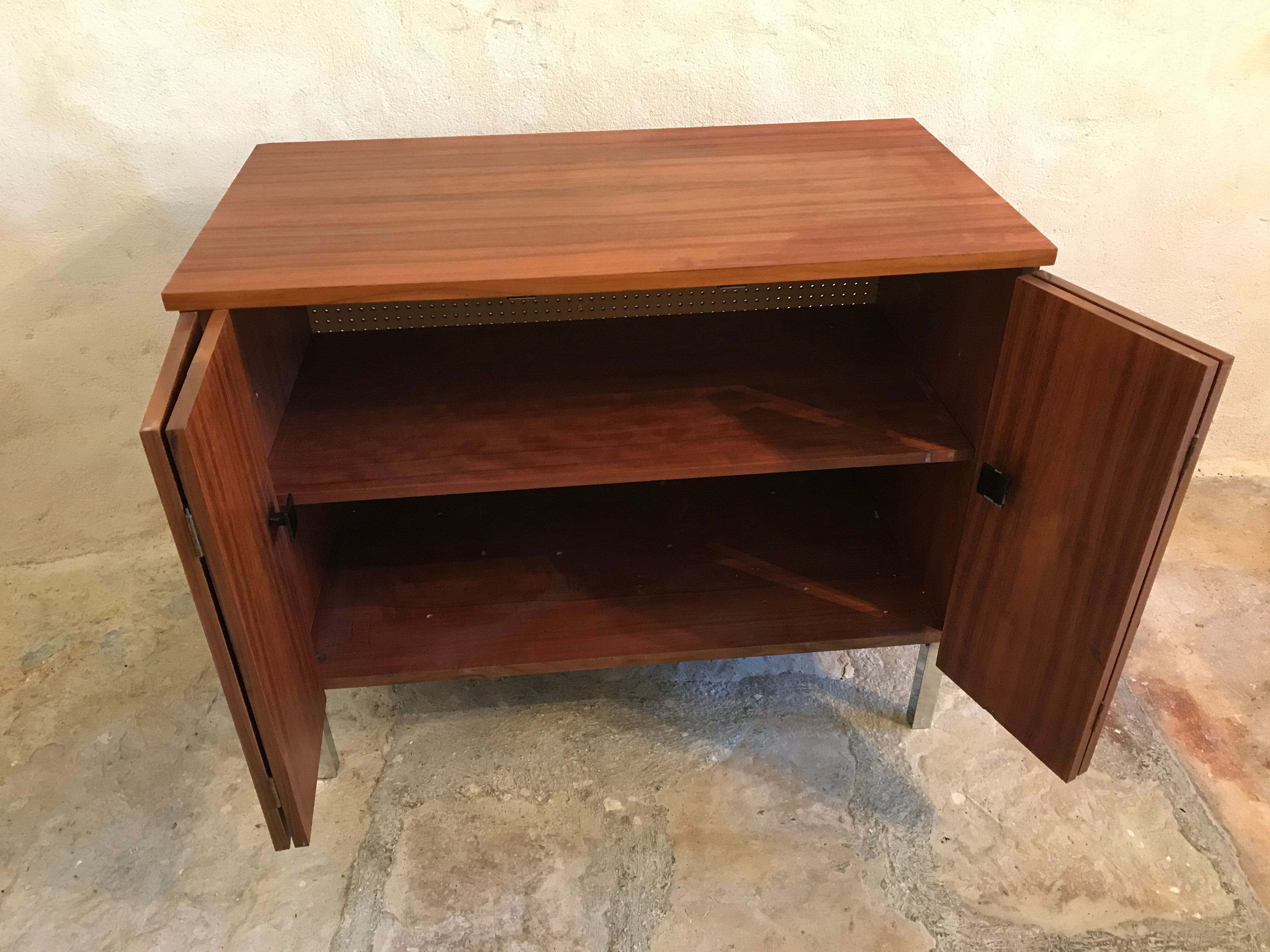 1960's vintage two-door storage unit