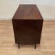 Commode palissandre et métal design 1950