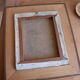 Framed oil on canvas – still life with violets