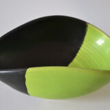 Vintage two-tone ceramic cup 50's