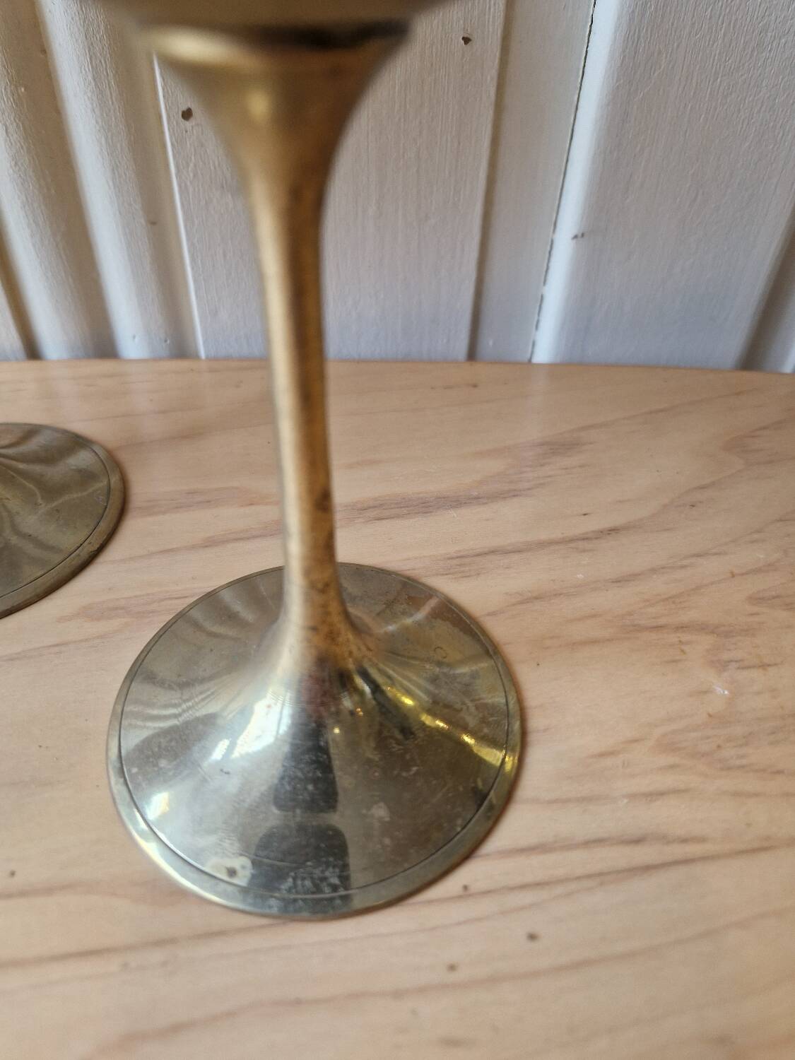 Lot De 4 Calisse Verre En Laiton