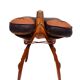 Two Tone Leather Camel seat 1960s Egypt