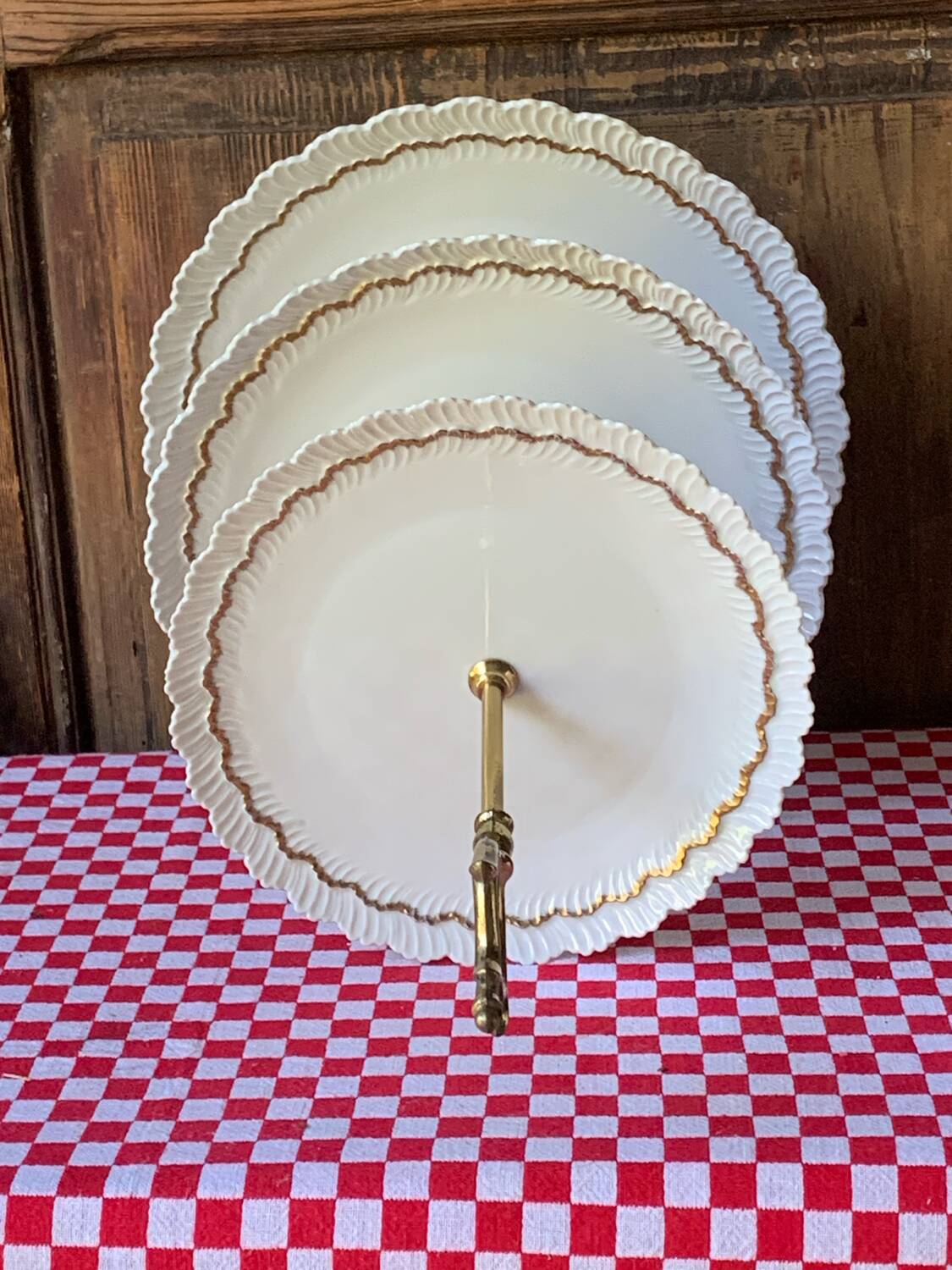 Silent plate three plates Limoges Charles Ahrenfeldt