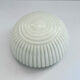 White glass plafond Polam Wikasy, Poland 1970s.