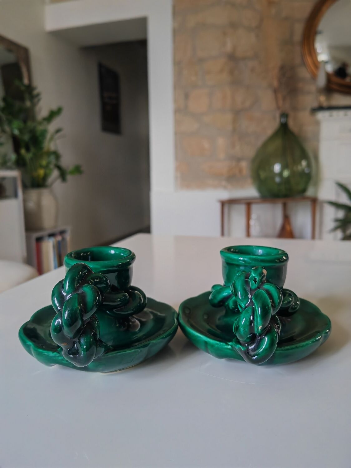2 candle holders Vallauris