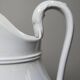 Antique white earthenware toilet jug from Pexonne, France
