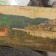 Peinture sur bois paysage première moitié du XXe siècle