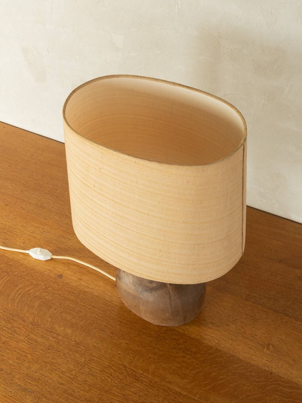1970s Table Lamp with Ceramic Base